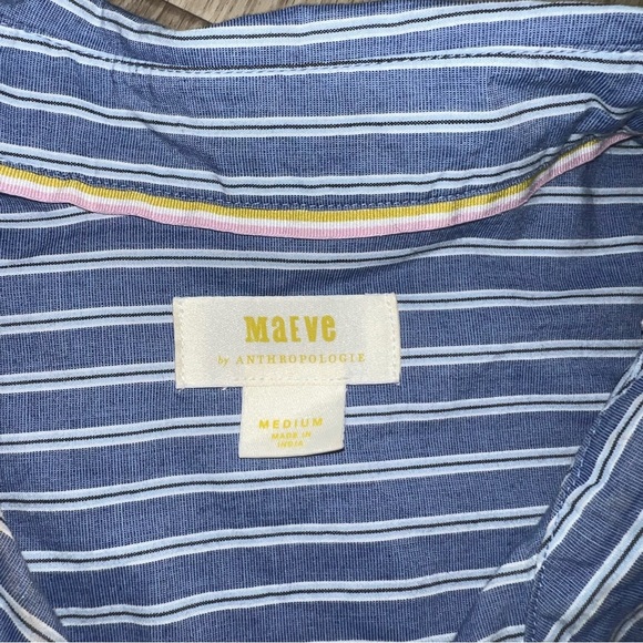 Anthropologie Striped abstract button down - Picture 3 of 3